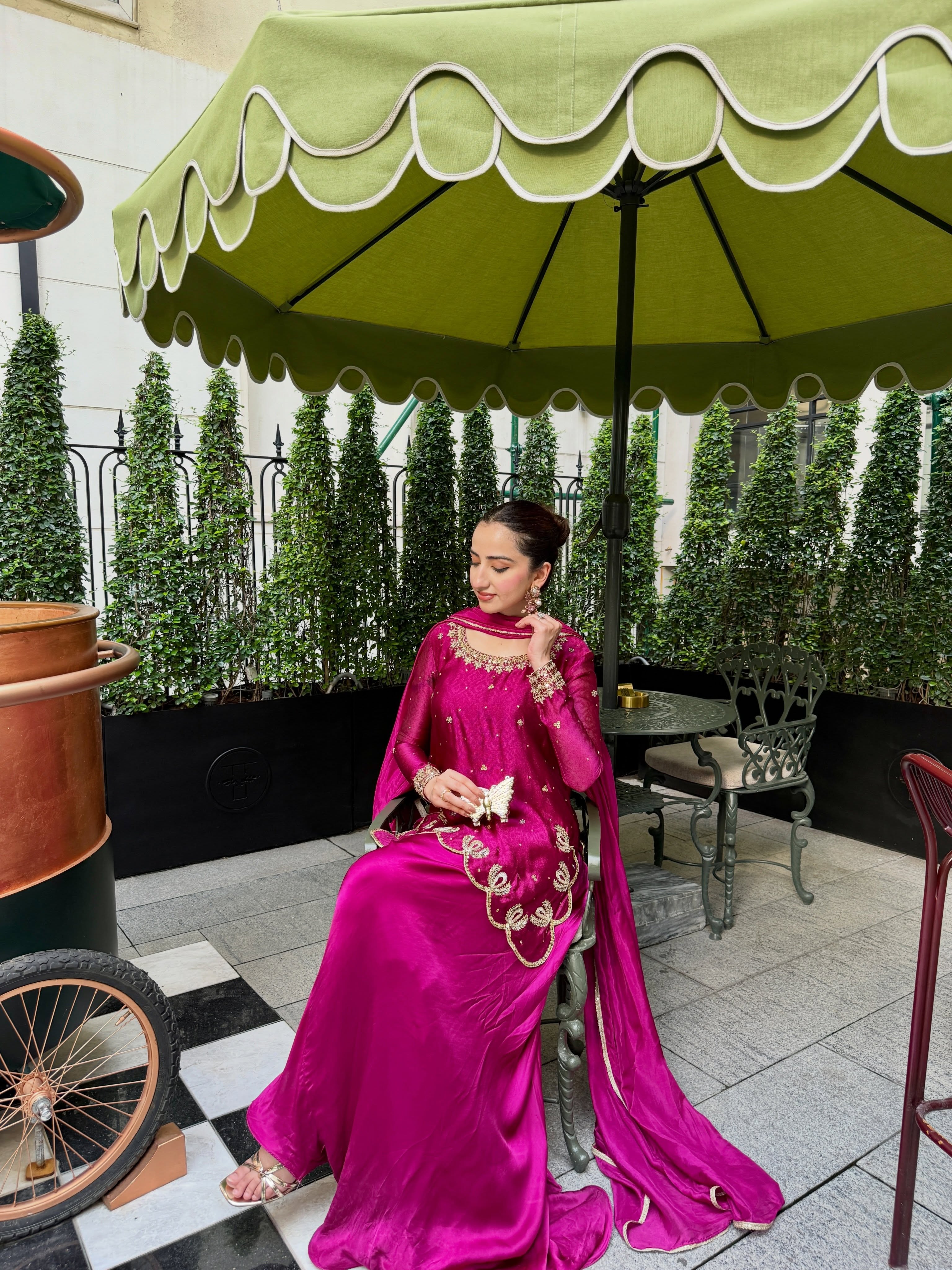 ZAREEN RICH MAGENTA alternate view