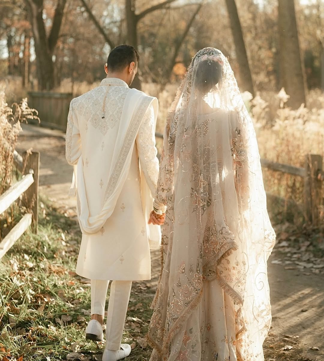 Timeless Nikah Bridal Dress – Pakistani Handmade Elegance alternate view