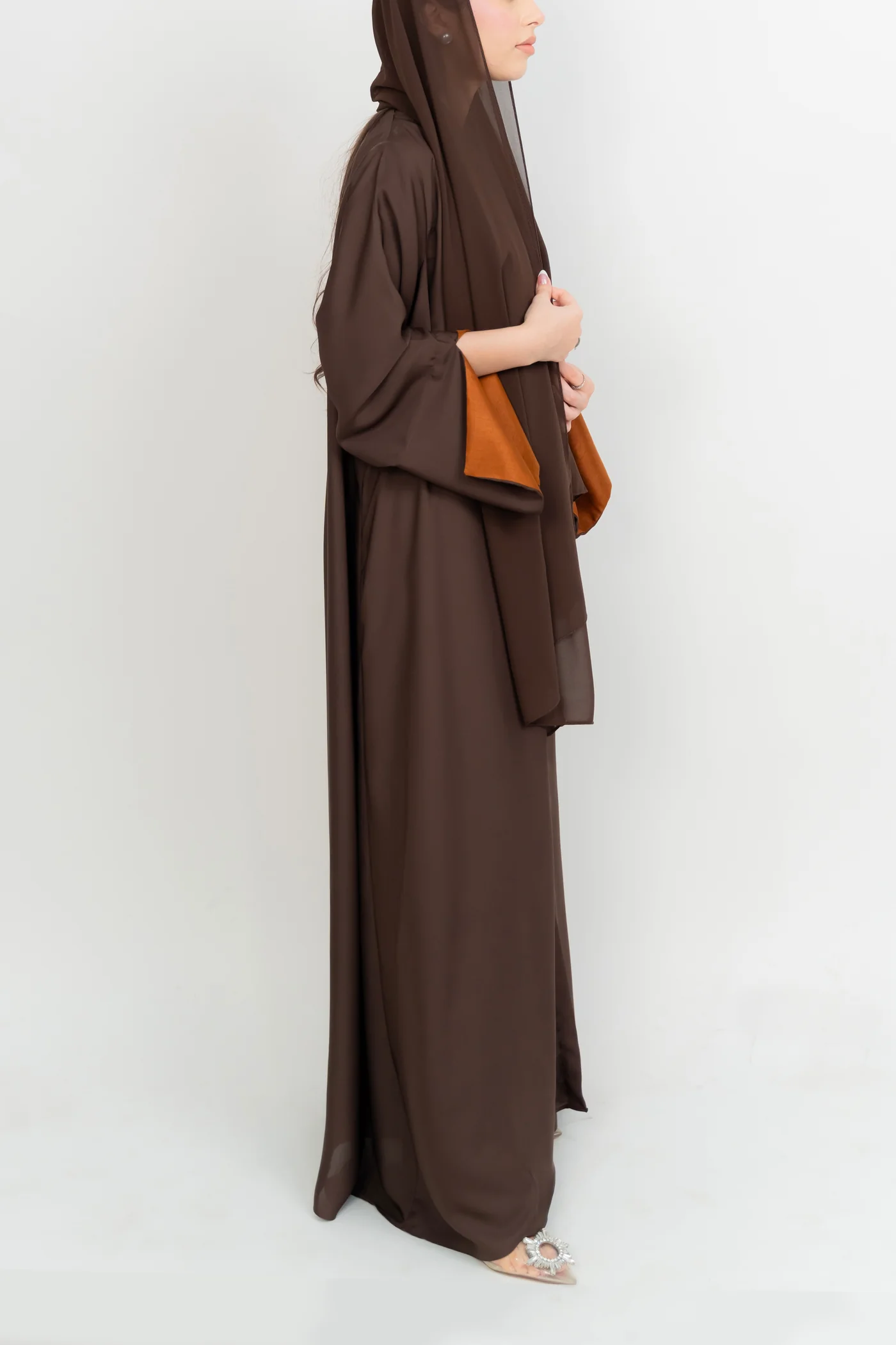 BURAA – Brown Luxury Handmade Abaya alternate view