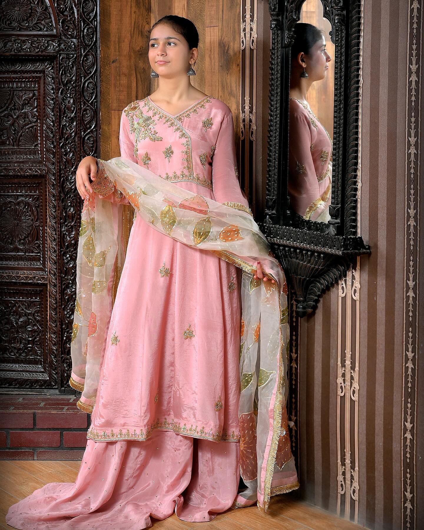Dreamy Handmade Peshwas – Elegant Custom Bridal & Festive Wear alternate view